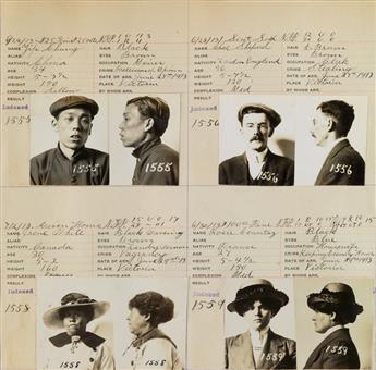 (CRIME) A Canadian mugshot album entitled Foreign Photographs containing approximately 1,470 photographs compiled by the Victoria Polic